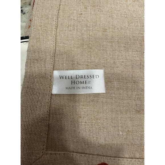 Well Dressed Home Fall Table Runner Pumpkins Orange Tan 14”x72” New - Picture 3 of 7